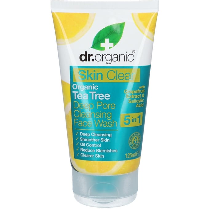 dr.organic® Skin Clear Deep Cleansing Face Wash 125 Reinigingsmiddel