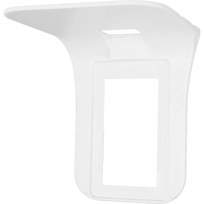 Aan de muur gemonteerde stopcontactplank ABS gatenontwerp eenvoudige oplaadplank telefoon oplaadhouder white