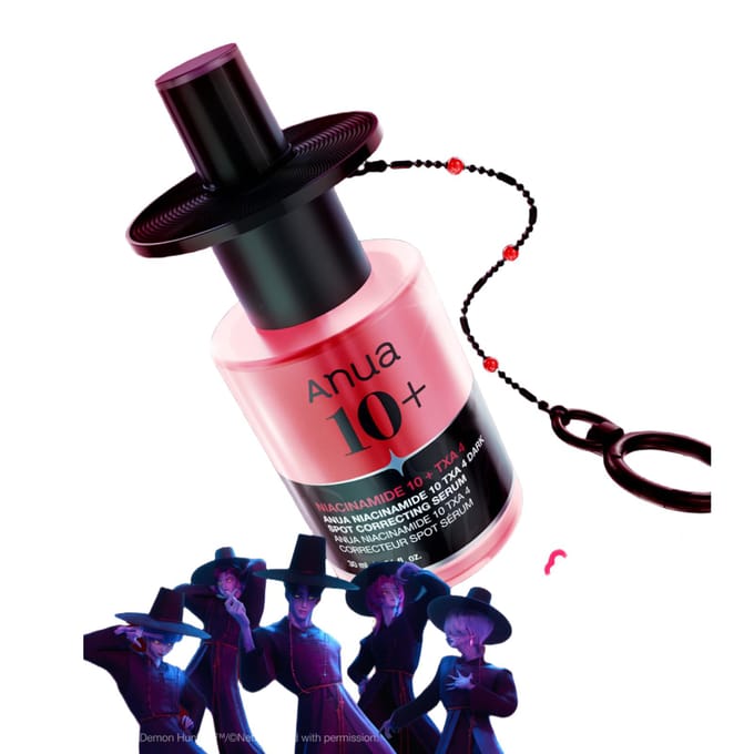 Anua TXA Sérum Correcteur de Taches Sombres Éclaircissant & Soin de Teint Set 30ml + 30ml Recharge black
