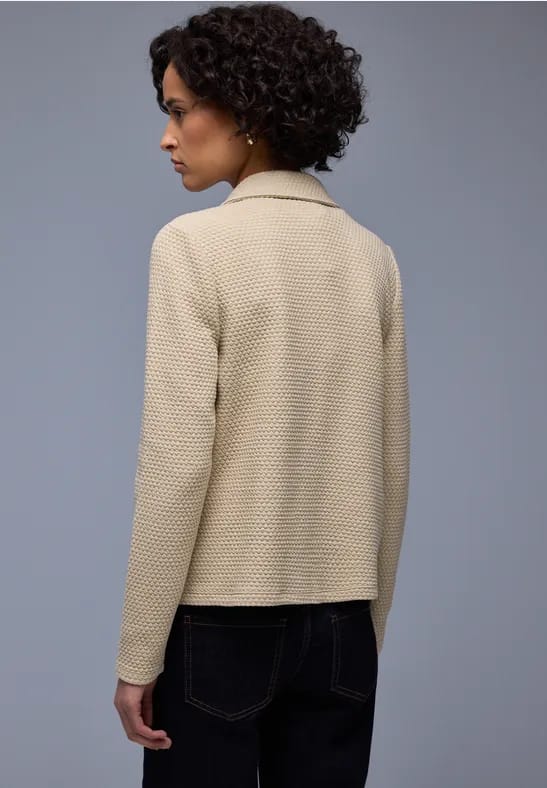 Blazer met structuur