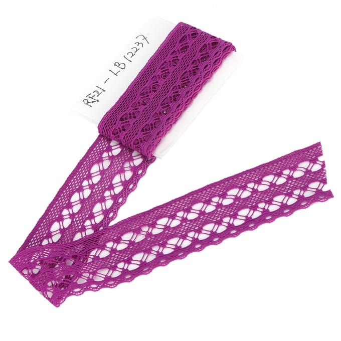 Kantlint Kledingaccessoires Decoreren Knutselen DIY Materialen 10 Yard 3cm Breed Paars