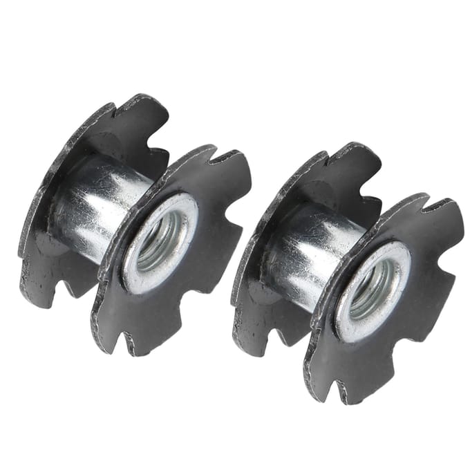 Écrou étoile pour fourche avant de vélo, 23,6 mm, pour casque de vélo de montagne et de route, tube de direction gray