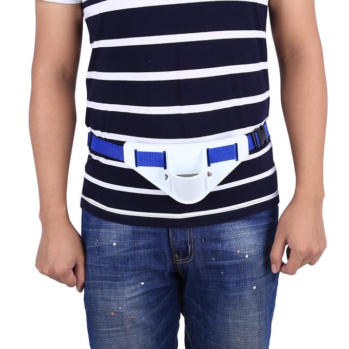 Support de Canne à Pêche Réglable Support de Canne Ceinture de Combat Support Lombaire white