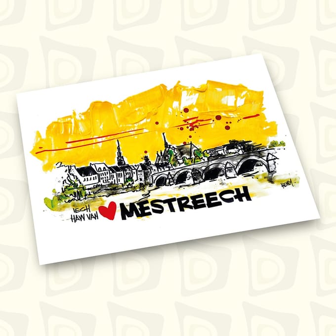 MAASTRICHT, "Iech haw van Mestreech", UNIEKE ANSICHTKAART, 24 STUKS