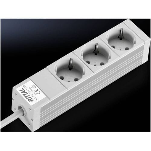 Rittal DK 7240.110 Stekkerdoos Drievoudig Aluminium Meerdere kleuren 1 stuk(s)