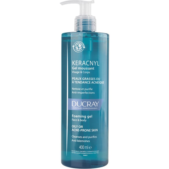 Ducray Keracnyl Schuimende Gel 400ml Nf
