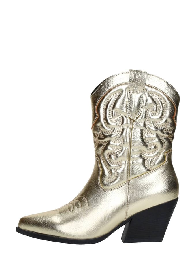 SUB55 Western boots Enkellaarsjes Hak - goudkleur - Maat 36