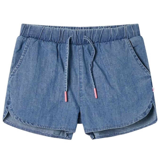 vidaXL Kindershorts 116 denimblauw