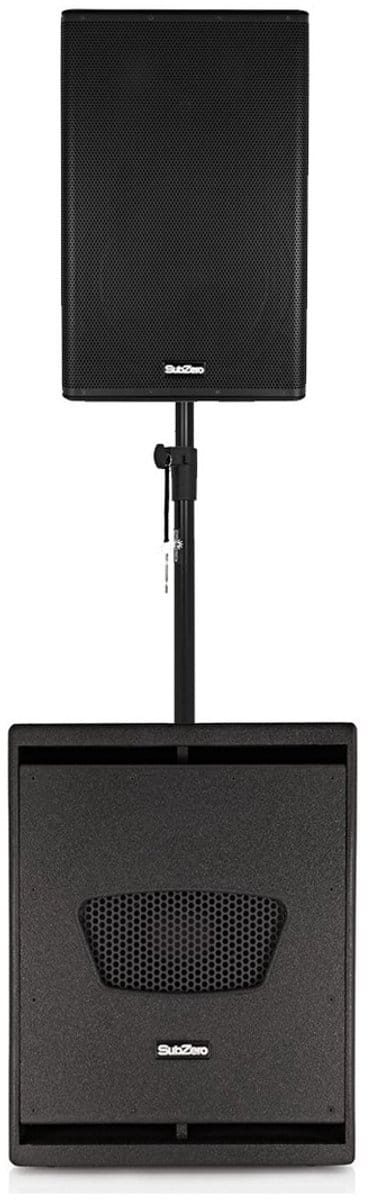 SubZero P15X Actieve DSP-luidspreker en P18SX DSP-subwoofer
