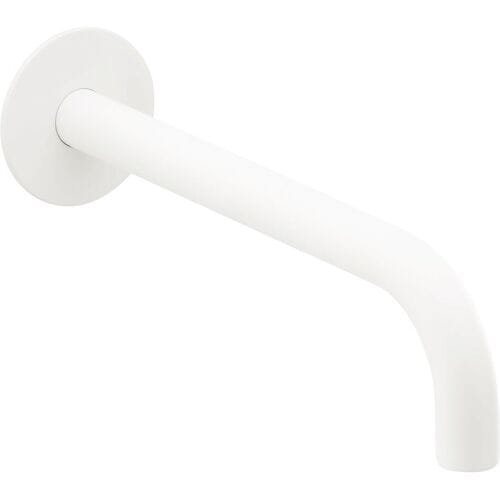 Herzbach DEEP WHITE wall spout, projection 24 cm 23.451400.2.07