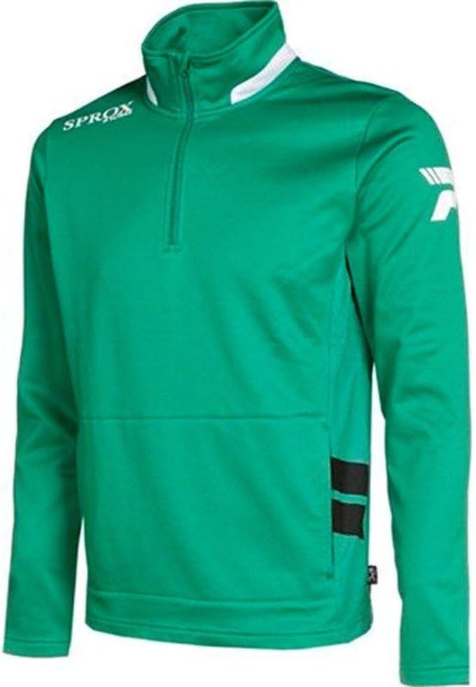 Patrick Sprox Ziptop - Groen / Wit / Zwart | Maat: S