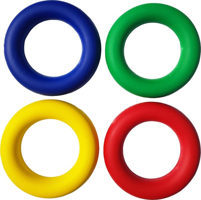 Werpringen Coated Foam Ø 25 cm set 4 stuks