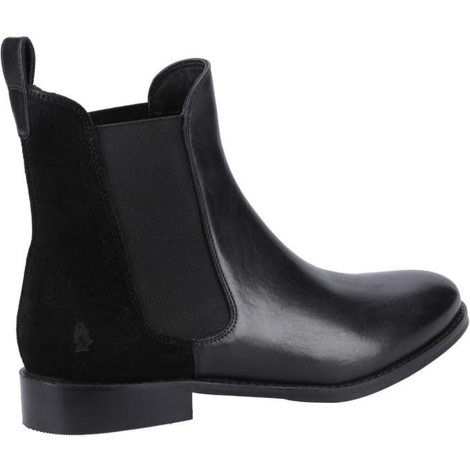 Hush Puppies Colette Suède Dames Zwart Laarzen