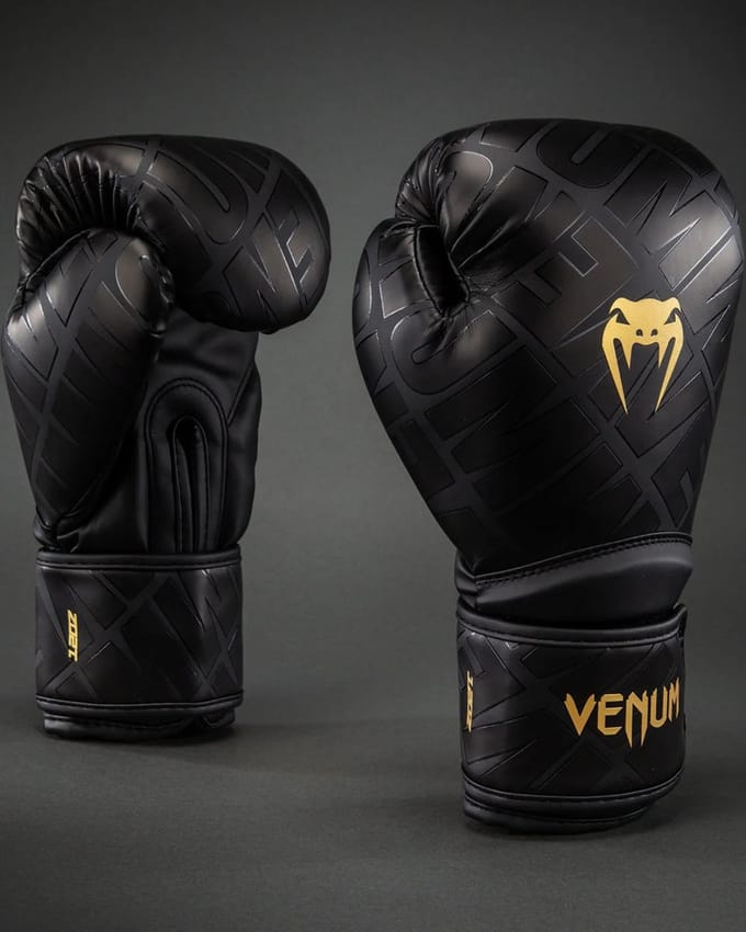 Venum Contender 1.5 XT 3D Bokshandschoenen - Zwart Goud - 14 OZ