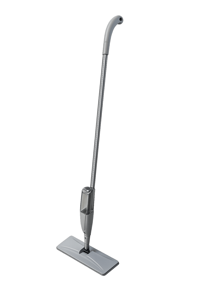 UltraClean Microfiber Vloermop met Spray - 118 cm - Grijs