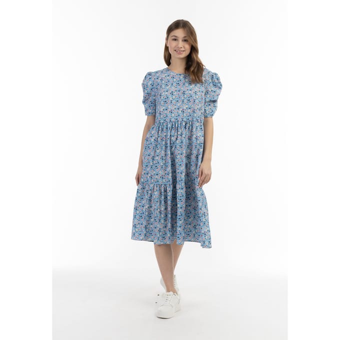 myMo Midi-jurk met korte mouwen