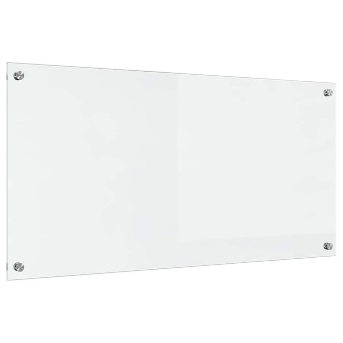 vidaXL - Keukenachterwand - Transparant - 100 - x - 50 - cm - gehard - glas