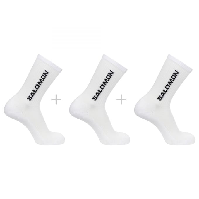 Salomon Everyday Crew, sokken, 3-pack, wit