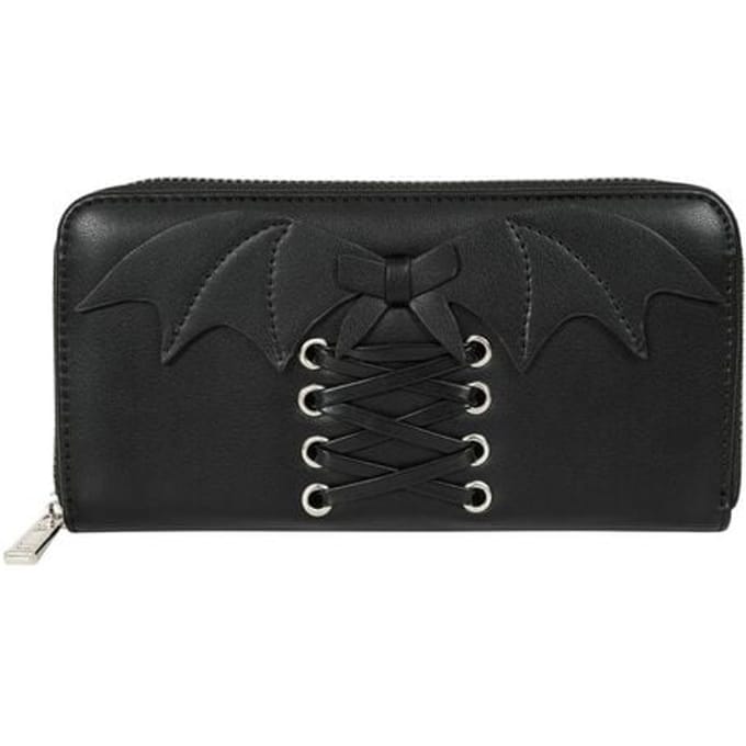 Banned - Gothic Portemonnee - Glamorama - voor Vrouwen - zwart