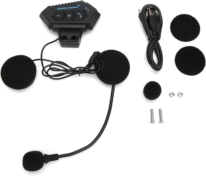 Draadloze Bluetooth Helm Headset met Noise Cancelling voor Motorfietsen en Scooters
