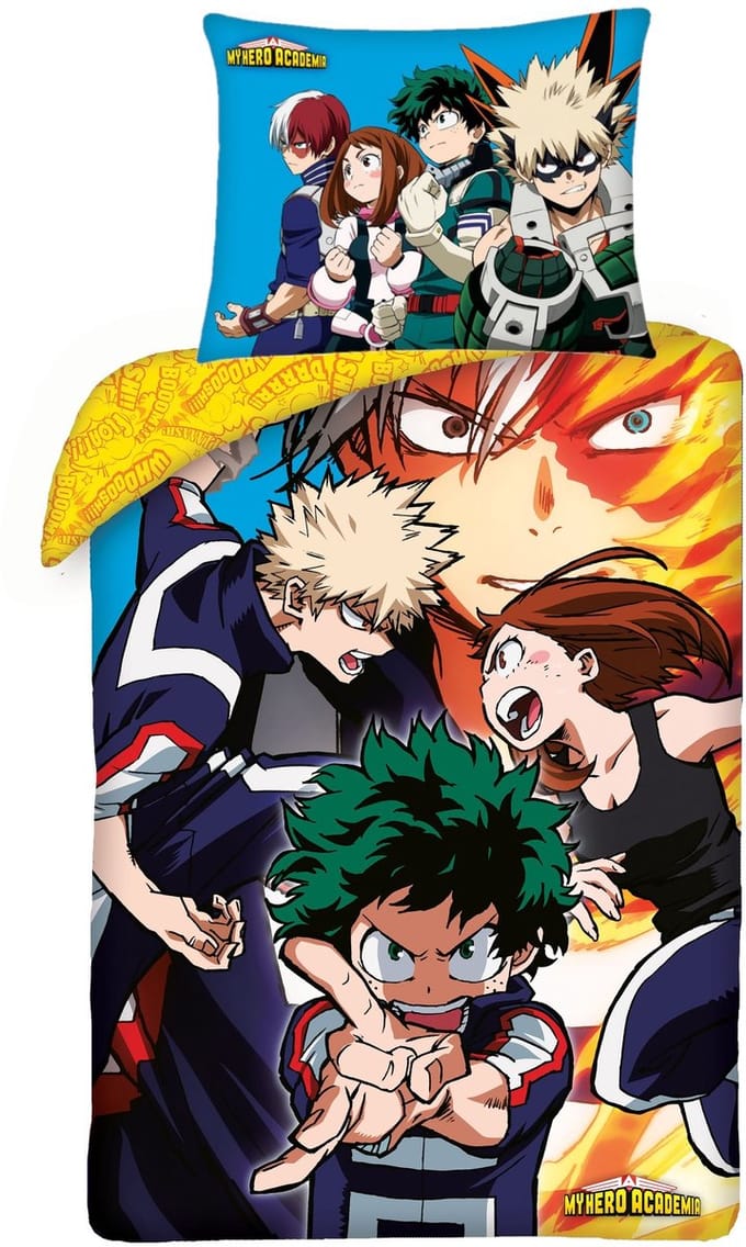 My Hero Academia Dekbedovertrek Team 140 x 200 cm