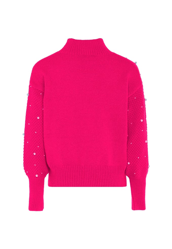 Faina trui met parels Dames roze