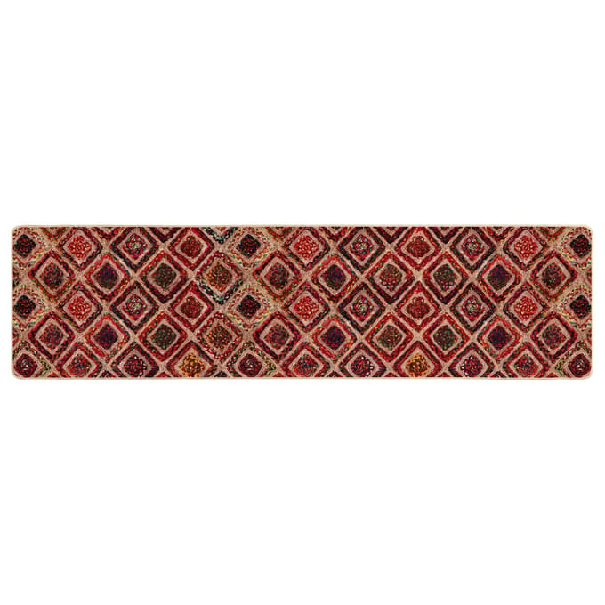 vidaXL - Tapijt - Runner - MARSA - Meerkleurig - 100 - x - 400 - cm - Polyester - en - PVC