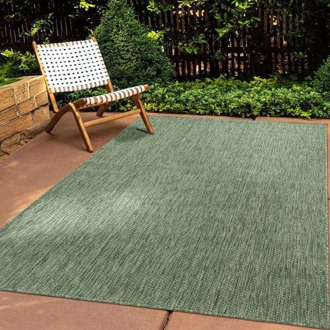 Buitenkleed - Aurora groen 80x150