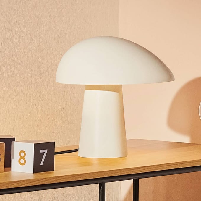 Fritz Hansen Night Owl Tafellamp, Gerookt Wit