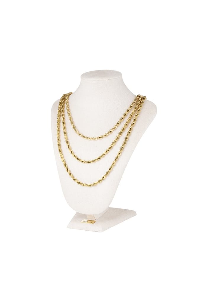 Bijoutheek Collier Twisted (5mm) Zilver