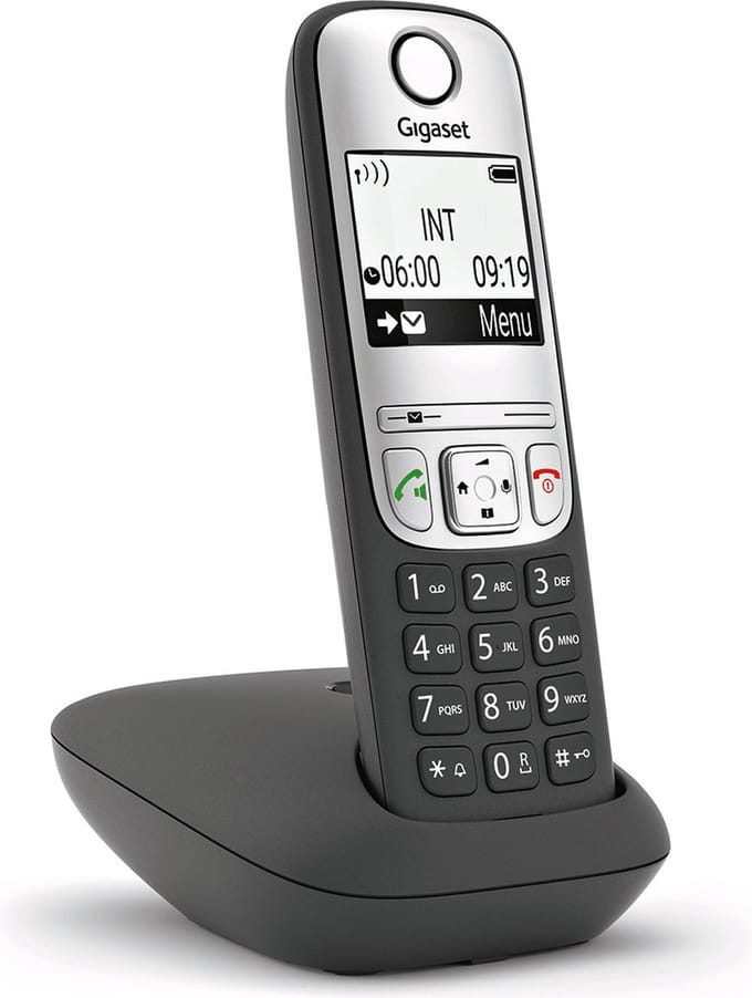 Gigaset A690 DECT Draadloze DECT-telefoon Handsfree, Met basis, Nummerherhaling Zwart