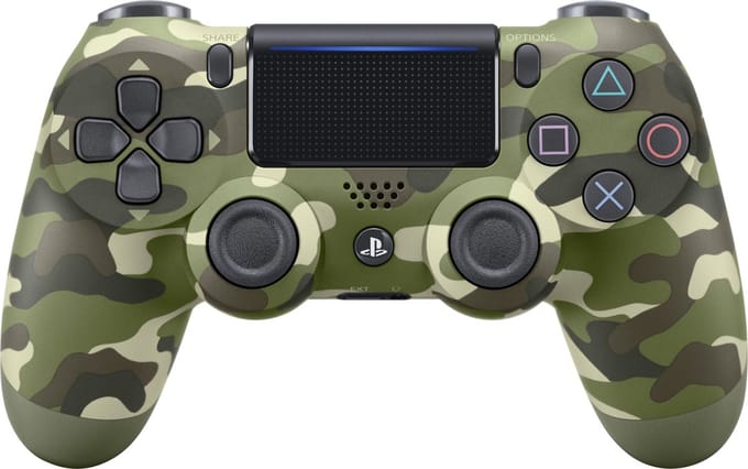 Sony DualShock 4 V2 Wireless Controller Camouflage-Groen (PlayStation 4) Gebruikt