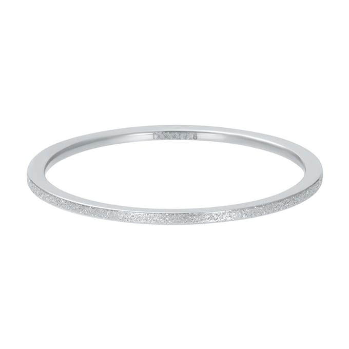 iXXXi Vulring Sandblasted 1mm Zilver - Maat 20
