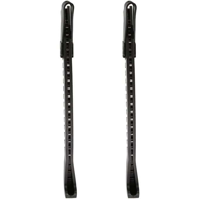 1 Paire Protecteurs de Lames de Patins à Glace en Caoutchouc avec Boucle Réglable (noir) noir