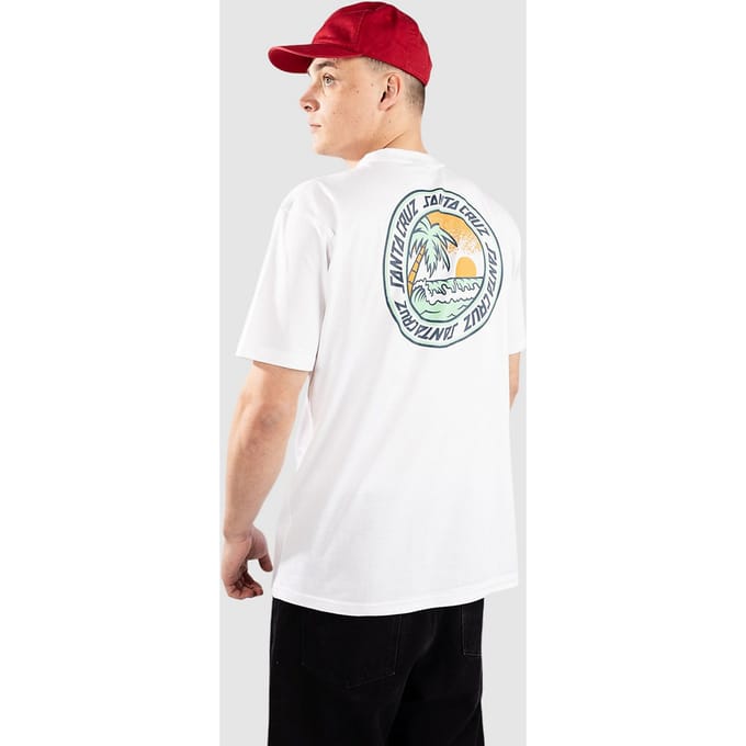 Santa Cruz Paradise Break T-Shirt wit