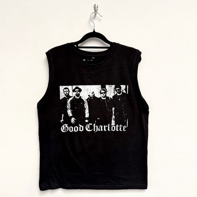 Good Charlotte - Band Photo Tanktop - L - Zwart