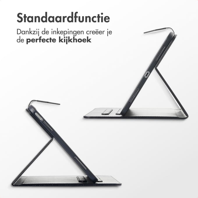 imoshion Tablet Hoes - Geschikt voor Samsung Galaxy Tab A9 Plus - Mandala tablet Bookcase - Zwart