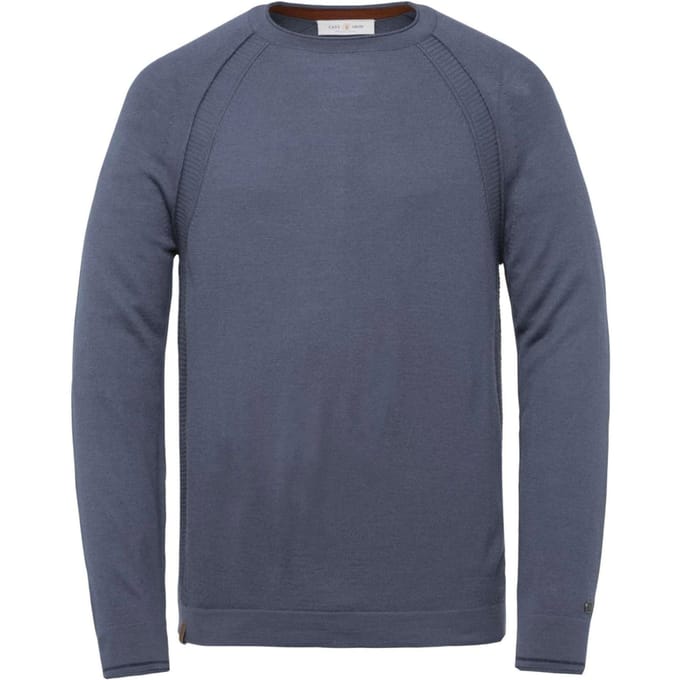 Cast Iron - Heren Trui CKW218362 - Blauw - Maat S