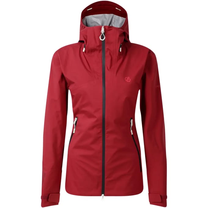 Dare2B Haik 3-laags lichtgewicht waterdichte wandeljas met capuchon voor dames