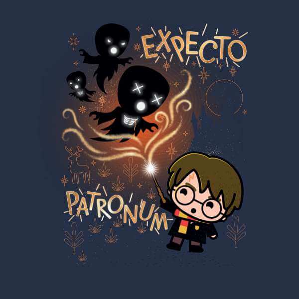 Harry Potter Kids Expecto Patronum Hoodie - Navy - S