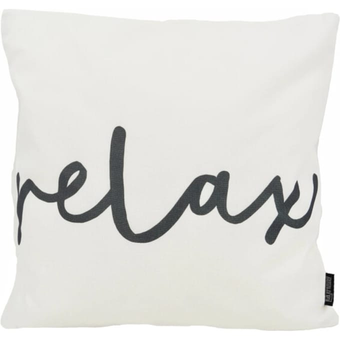Gek op kussens! Black & white relax outdoor | 45 x 45 cm | kussenhoes | polyester