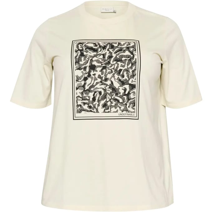 Dames-T-shirt KAFFE Curve KCMeri