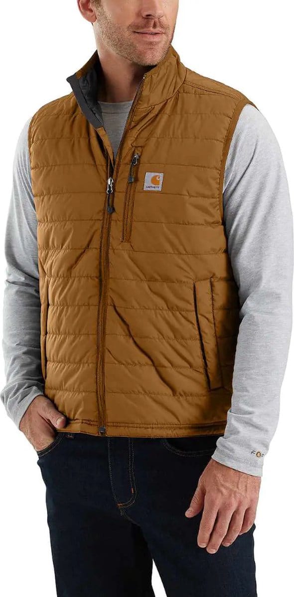 Carhartt Insulated Vest Heren-Bruin-XXL