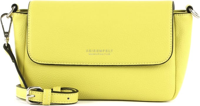 SEIDENFELT MANUFAKTUR avondtas schoudertas SFM232 Crossbag Lime geel