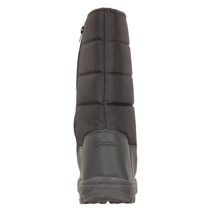 Mountain Warehouse Heren Icey Fleece gevoerde Snow Boots (Zwart)