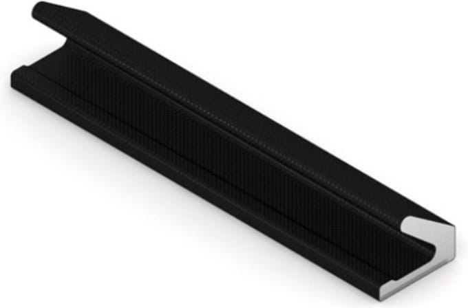Q-lon 3121 tochtstrip zelfklevend zwart - 25 meter