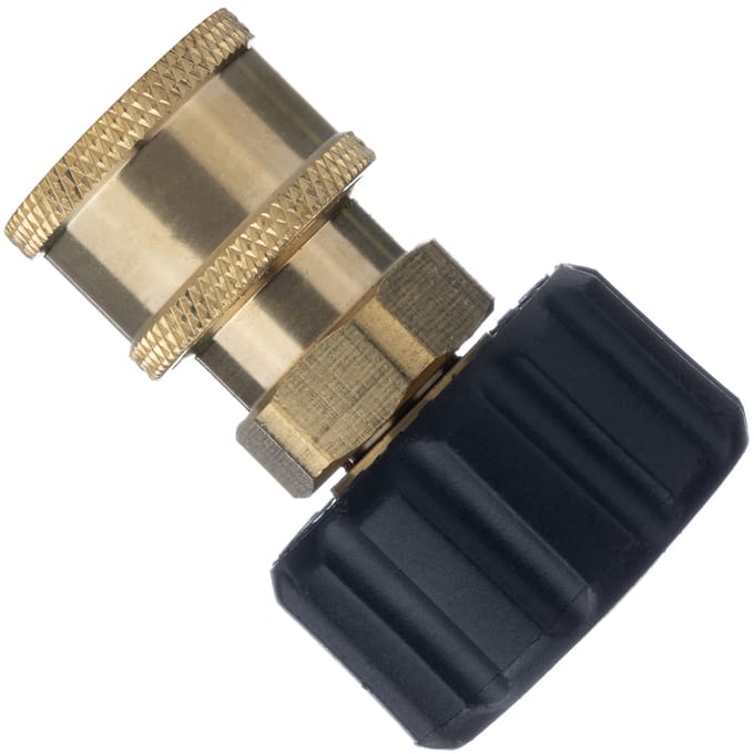 Rosfix Adapter Vervanging M22 - Messing Adapter voor 1/4" Snelkoppeling - 200 Bar 40 L/min 90°C - Geschikt voor Kärcher