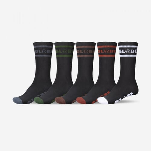 Sokken Globe Tilt hi crew sock 5 pack