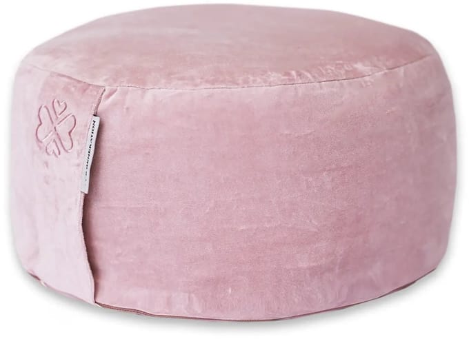 Love Generation - Meditatiekussen - Rond - Velvet - Oud Roze