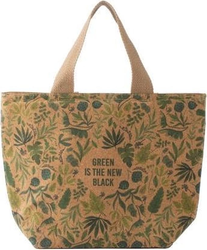 Typhoon pure lunchtas uit kurk Green is the new black